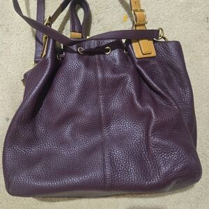 Coach purple bag